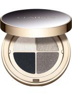 Clarins Ombre 4 Colour Eyeshadow Palette 4.2g. เบอร์ 09 ONYX Gradation พาเลตอายแชโดว์ 4 เฉดสีในตลับเดียว ออกแบบมาเพื่อสร้างลุคที่หลากหลาย มีทั้งเนื้อซาติน, แมตต์, ชิมเมอร์ และกลิตเตอร์ สัมผัสเนื้อเนียนนุ่ม เกลี่ยง่าย เม็ดสีแน่นชัด ติดทน จะทาแบบสีเดี่ยวหร Clarins Ombre 4 Colour Eyeshadow Palette 4.2g. เบอร์ 09 ONYX Gradation พาเลตอายแชโดว์ 4 เฉดสีในตลับเดียว ออกแบบมาเพื่อสร้างลุคที่หลากหลาย มีทั้งเนื้อซาติน, แมตต์, ชิมเมอร์ และกลิตเตอร์ สัมผัสเนื้อเนียนนุ่ม เกลี่ยง่าย เม็ดสีแน่นชัด ติดทน จะทาแบบสีเดี่ยวหร