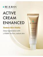 Rejuran Active Cream Enhanced 50ml. ครีมรีจูรันหลอดสีทองสูตรปรับปรุงใหม่ พัฒนาดีขึ้นกว่าเดิม เพิ่มกรดอะมิโนสามชนิด เปปไทด์คอมเพล็กซ์ และคอลลาเจนที่ช่วยให้ผิวกระชับและยืดหยุ่น และ ELASTICITY RECOVERY & LIFTING ช่วยยกกระชับผิว และเติมเต็มร่องลึก ด้วยส่ว Rejuran Active Cream Enhanced 50ml. ครีมรีจูรันหลอดสีทองสูตรปรับปรุงใหม่ พัฒนาดีขึ้นกว่าเดิม เพิ่มกรดอะมิโนสามชนิด เปปไทด์คอมเพล็กซ์ และคอลลาเจนที่ช่วยให้ผิวกระชับและยืดหยุ่น และ ELASTICITY RECOVERY & LIFTING ช่วยยกกระชับผิว และเติมเต็มร่องลึก ด้วยส่ว