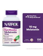 Natrol Melatonin 10 Mg Fast Dissolve Tablets, 100 Tablets Strawberry Flavor ของแท้จากอเมริกา แพคเกจใหม่ 2025 วิตามินเมลาโทนิน สูตรเข้มข้น 10 mg. สำหรับคนหลับยาก แบบเม็ดอมสะดวกทานง่าย รสสตรอเบอร์รี่แสนอร่อย แค่อมให้ละลายในปาก ไม่จำเป็นต้องดื่มน้ำตาม มีคุณส Natrol Melatonin 10 Mg Fast Dissolve Tablets, 100 Tablets Strawberry Flavor ของแท้จากอเมริกา แพคเกจใหม่ 2025 วิตามินเมลาโทนิน สูตรเข้มข้น 10 mg. สำหรับคนหลับยาก แบบเม็ดอมสะดวกทานง่าย รสสตรอเบอร์รี่แสนอร่อย แค่อมให้ละลายในปาก ไม่จำเป็นต้องดื่มน้ำตาม มีคุณส