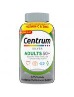Centrum Silver Adults 50+Multivitamin325 Tabletsวิตามินรวมเซ็นทรัมซิลเวอร์สูตรใหม่ครบถ้วน สำหรับวัยทอง อายุ 50 ปีขึ้นไป ทานได้ทั้งชายและหญิงช่วยเสริมสารอาหารที่ร่างกายต้องการ ลดความเหนื่อยล้า บำรุงสมอง สายตา และกระดูกให้แข็งแรงประกอบด้วยวิตามินรวมและเกลือ Centrum Silver Adults 50+Multivitamin325 Tabletsวิตามินรวมเซ็นทรัมซิลเวอร์สูตรใหม่ครบถ้วน สำหรับวัยทอง อายุ 50 ปีขึ้นไป ทานได้ทั้งชายและหญิงช่วยเสริมสารอาหารที่ร่างกายต้องการ ลดความเหนื่อยล้า บำรุงสมอง สายตา และกระดูกให้แข็งแรงประกอบด้วยวิตามินรวมและเกลือ