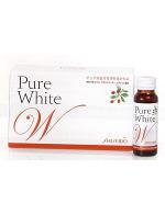 Shiseido Pure White W + Wolfberry Extract (Goji Fruit) แบบน้ำ 10 ขวดสูตรใหม่เข้มข้นมากขึ้นเพื่อความขาวใสยิ่งขึ้น เห็นผลภายใน 10 วัน Shiseido Pure White W + Wolfberry Extract (Goji Fruit) แบบน้ำ 10 ขวดสูตรใหม่เข้มข้นมากขึ้นเพื่อความขาวใสยิ่งขึ้น เห็นผลภายใน 10 วัน