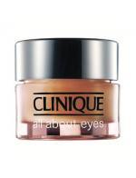 CLINIQUE All About Eyes 15ml. ครีมเจลที่อุดมด้วยความชุ่มชื่นทำให้ผิวบริเวณรอบดวงตาสบายและผ่อนคลาย ช่วยลดรอยคล้ำรอบดวงตา ริ้วรอย และรอยบวมใต้ตา ในขณะเดียวกันปกป้องผิวรอบดวงตาที่บอบบางให้แข็งแรงขึ้น ทำให้ผิวบริเวณรอบดวงตาดูเรียบเนียนขึ้น เนื้อเจ CLINIQUE All About Eyes 15ml. ครีมเจลที่อุดมด้วยความชุ่มชื่นทำให้ผิวบริเวณรอบดวงตาสบายและผ่อนคลาย ช่วยลดรอยคล้ำรอบดวงตา ริ้วรอย และรอยบวมใต้ตา ในขณะเดียวกันปกป้องผิวรอบดวงตาที่บอบบางให้แข็งแรงขึ้น ทำให้ผิวบริเวณรอบดวงตาดูเรียบเนียนขึ้น เนื้อเจ