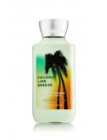 Bath & Body Works Coconut Lime Breeze Shea & Vitamin E Body Lotion 236 ml. โลชั่นบำรุงผิวสุดพิเศษ กลิ่นหอมนุ่มๆของมะพร้าวผสมผสานกับกลิ่นหอมสดชื่นของมะนาว ได้อารมณ์ Tropical มากๆ ให้บรรยากาศเหมือนกำลังพักผ่อนอยู่บนเกาะฮาวายเลยค่ะ
